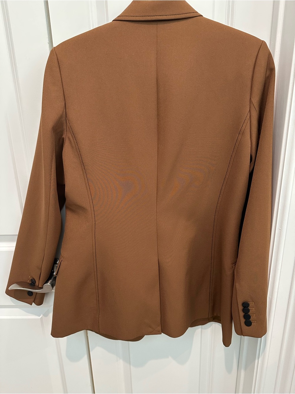 Tahari Women’s Brown Single-Button Tailored Blazer - Picture 4 of 4
